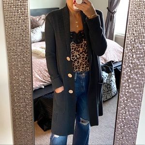 UGG KNIT GRAY CARDIGAN